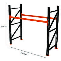 Паллетный стеллаж PR-Heavy (2500x2500x1100-2-1)