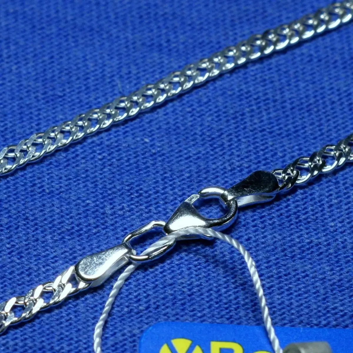 Серебряная цепь Двойной Ромб, ширина 3 мм 90106205041 - фото 2 - id-p516589942