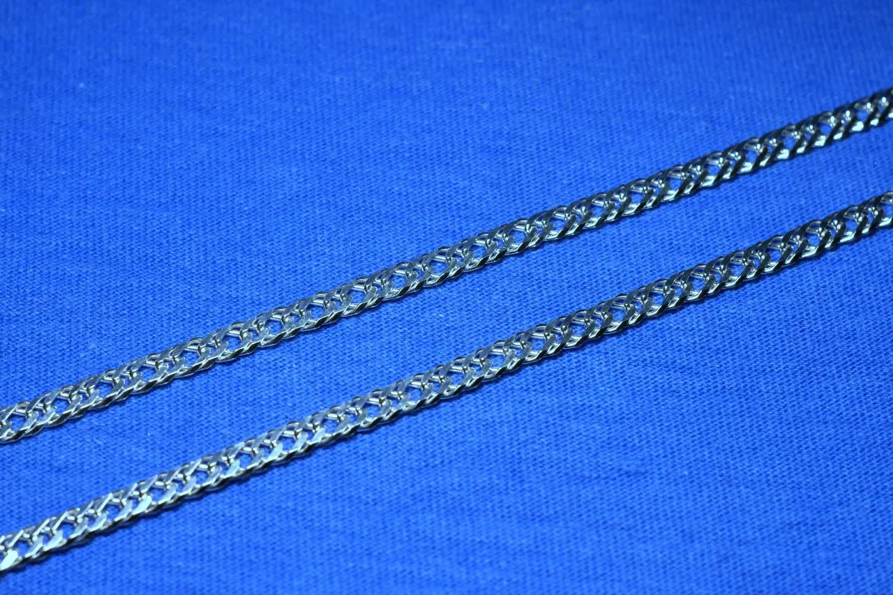 Серебряная цепочка Двойной Ромб, ширина 5 мм 90106208043 - фото 3 - id-p516590530