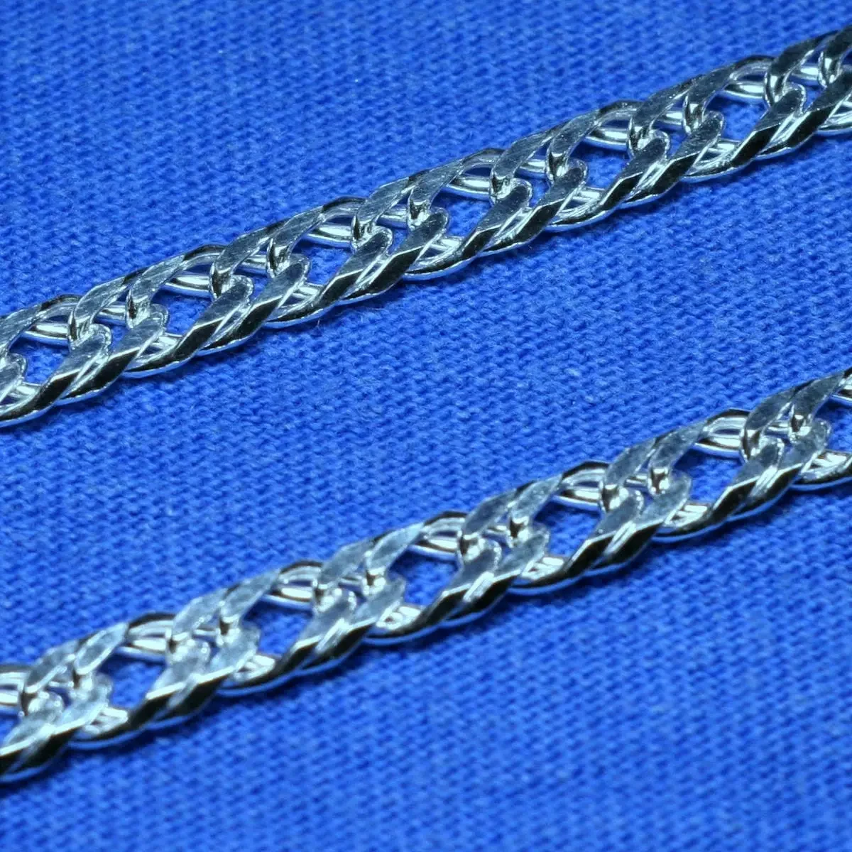 Серебряная цепочка Двойной Ромб широкий, 6 мм 90106210043 - фото 1 - id-p516591430