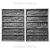 Форма для гіпсової плитки «Стара Цегла» на 10 комірок 245х65 мм; гнучка гумова форма для гіпсової цегли, фото 10
