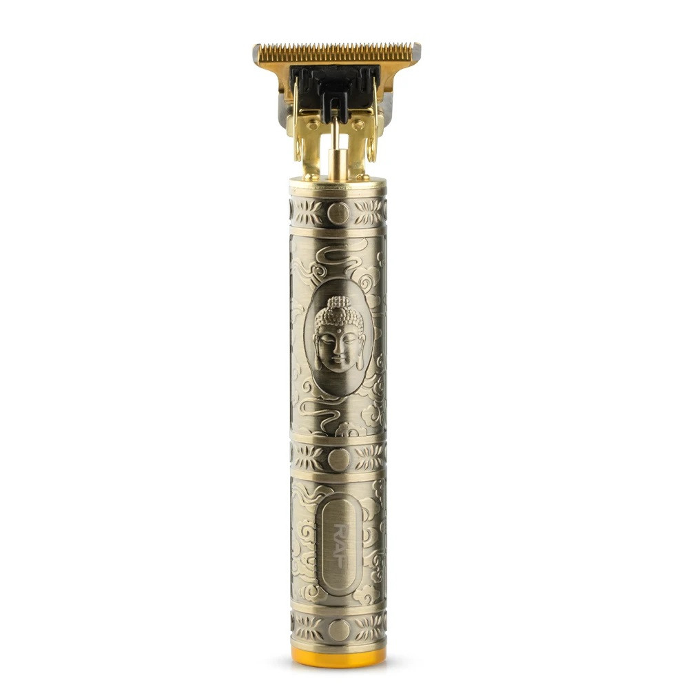 Тример акумуляторний для бороди та волосся RAF R.430 5W Gold (3_04014)