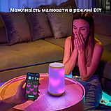 Розумна настільна світлодіодна LED лампа Govee Aura Smart Table Lamp RGBIC, Bluetooth + WiFi, фото 5