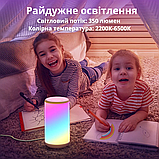 Розумна настільна світлодіодна LED лампа Govee Aura Smart Table Lamp RGBIC, Bluetooth + WiFi, фото 7