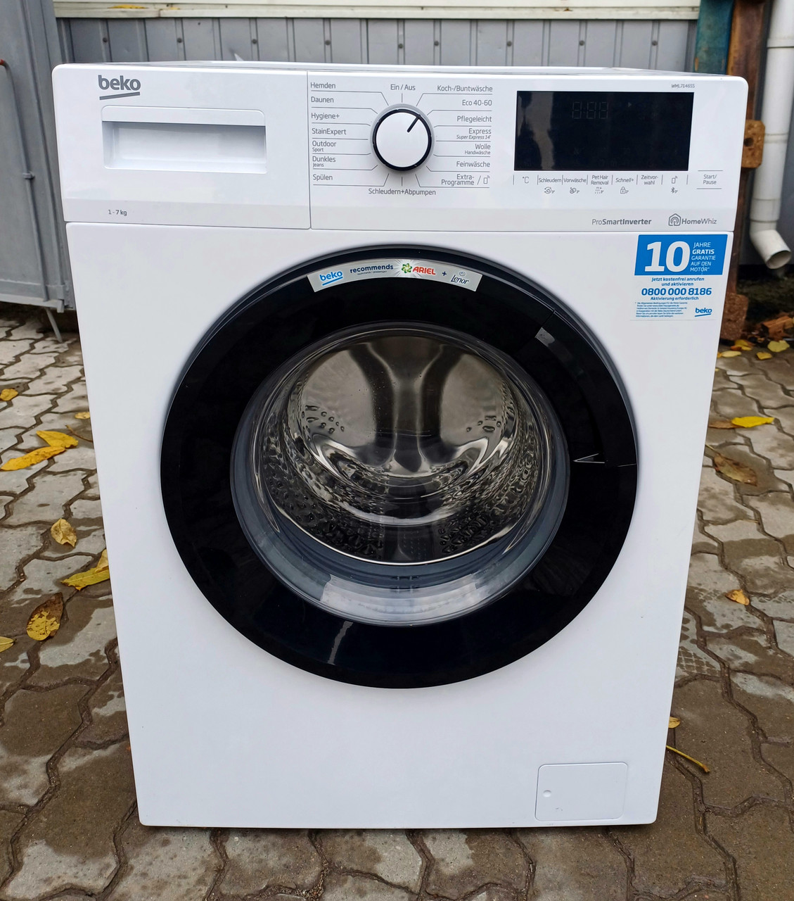 Пральна машина Beko WML71465S Bluetooth ProSmart inverter 7кг 2023р