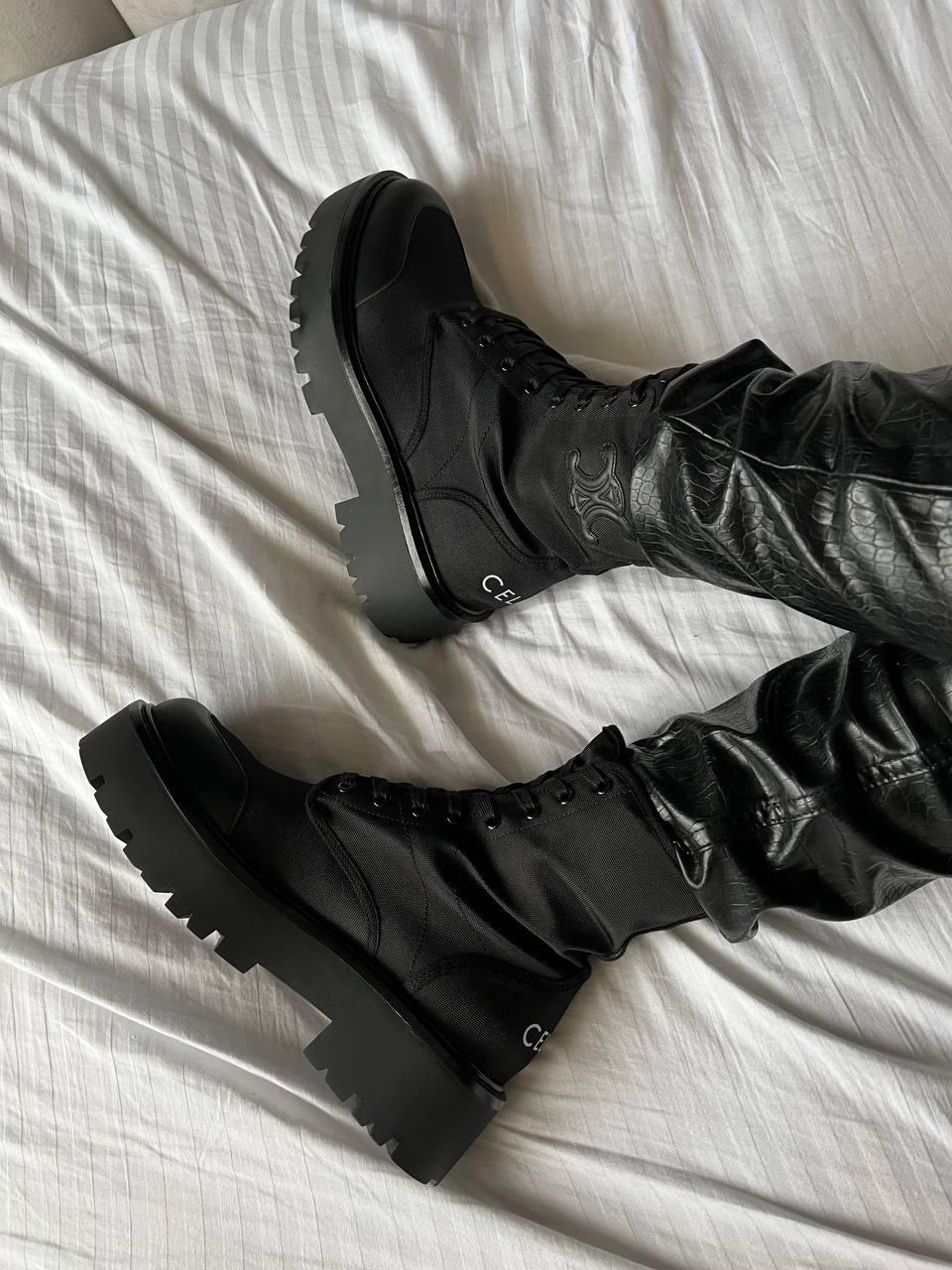 Черевики жіночі чорні демісезонні Celine Boots Black (14103)