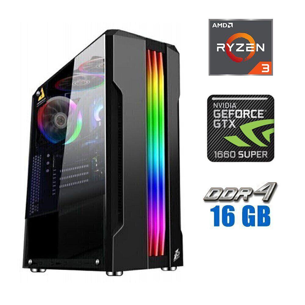 Ігровий ПК MT/ Ryzen 3 4100/ 16 GB RAM/ 480 GB SSD/ GeForce GTX 1660 Super 6GB/ 600W