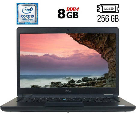 Ноутбук Б-клас Dell Latitude 5490/ 14" (1920x1080)/ Core i5-8250U/ 8 GB RAM/ 256 GB SSD/ UHD 620, фото 1