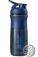 Спортивная бутылка-шейкер BlenderBottle SportMixer 28oz/820ml Navy (ORIGINAL) -UkMarket-