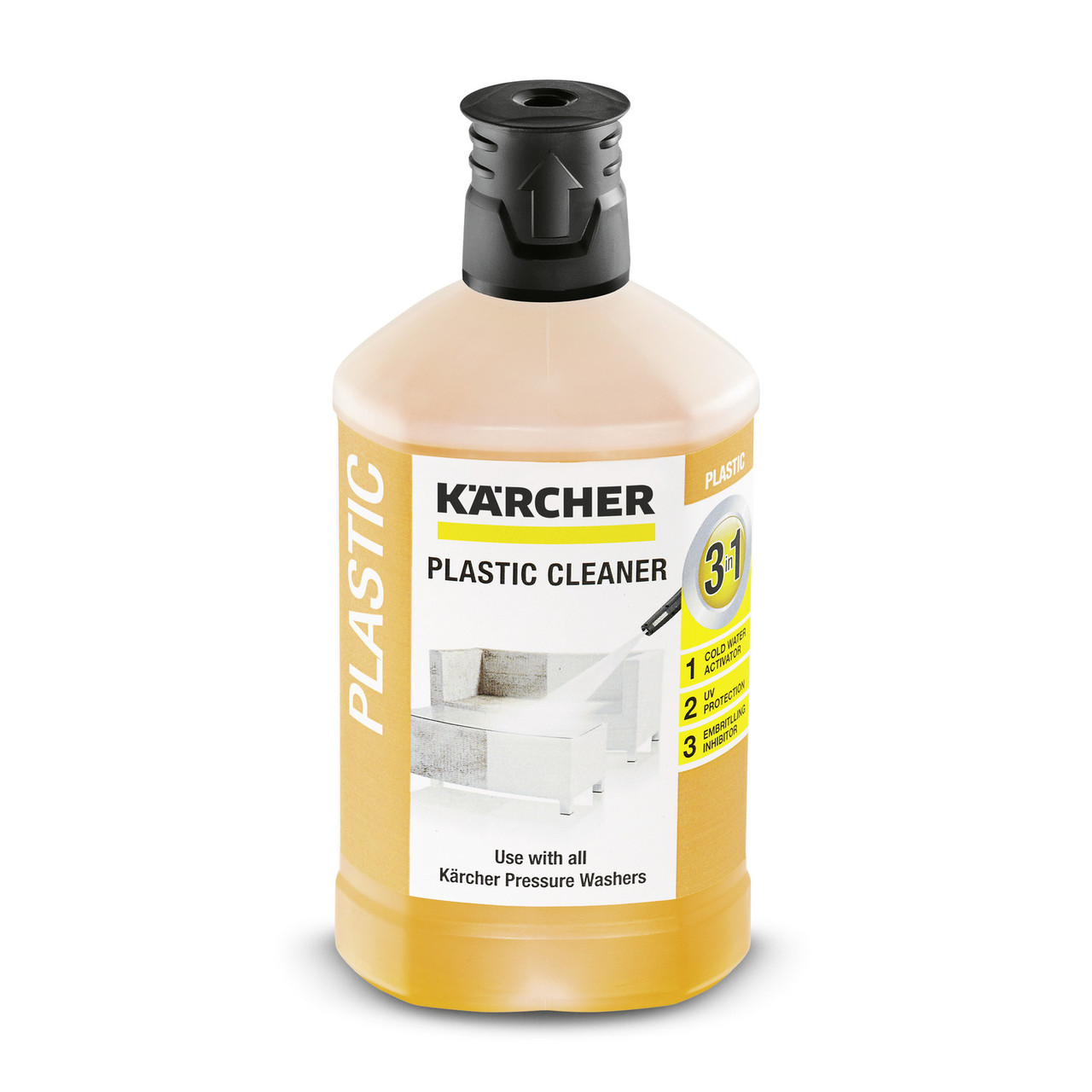 Средство для очистки пластмасс Karcher 3-в-1 RM 613 (1.0 л) (6.295-758.0) - фото 1 - id-p2008655905