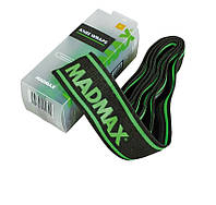 Бинти на коліна MadMax MFA-299 Non slide & slip knee wraps 2.0m Black/Green -UkMarket-