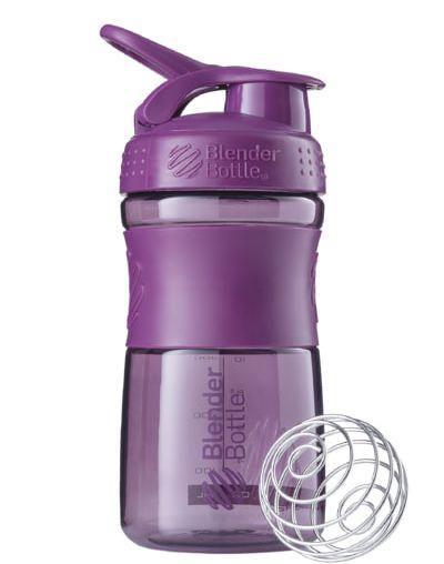 Шейкер спортивний (пляшка) BlenderBottle SportMixer Flip 20oz/590ml Plum, фото 1