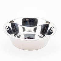 Миска для собак и щенков крупных и средних пород трапецевидная 2 л Agility 25 см (нержавейка)