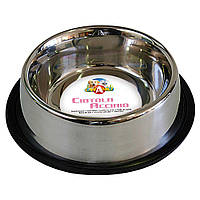 Миска CROCI Мас антиковзаюча метал, 1,9л, 29см (6шт / уп) *