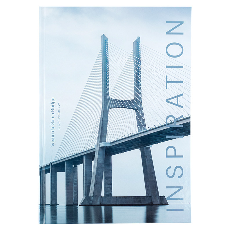 Книга записна А4 96 арк клітинка Inspiration, фото 1