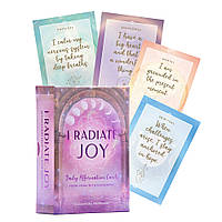 Карти з афірмаціями "Я випромінюваю радість" — I Radiate Joy Daily Affirmation Сards. Insight Editions