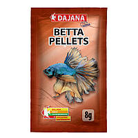 BETTA PELETS (8 гр) Плаваючий гранульований корм для півників та ін. лабіринтових риб (25шт/уп)