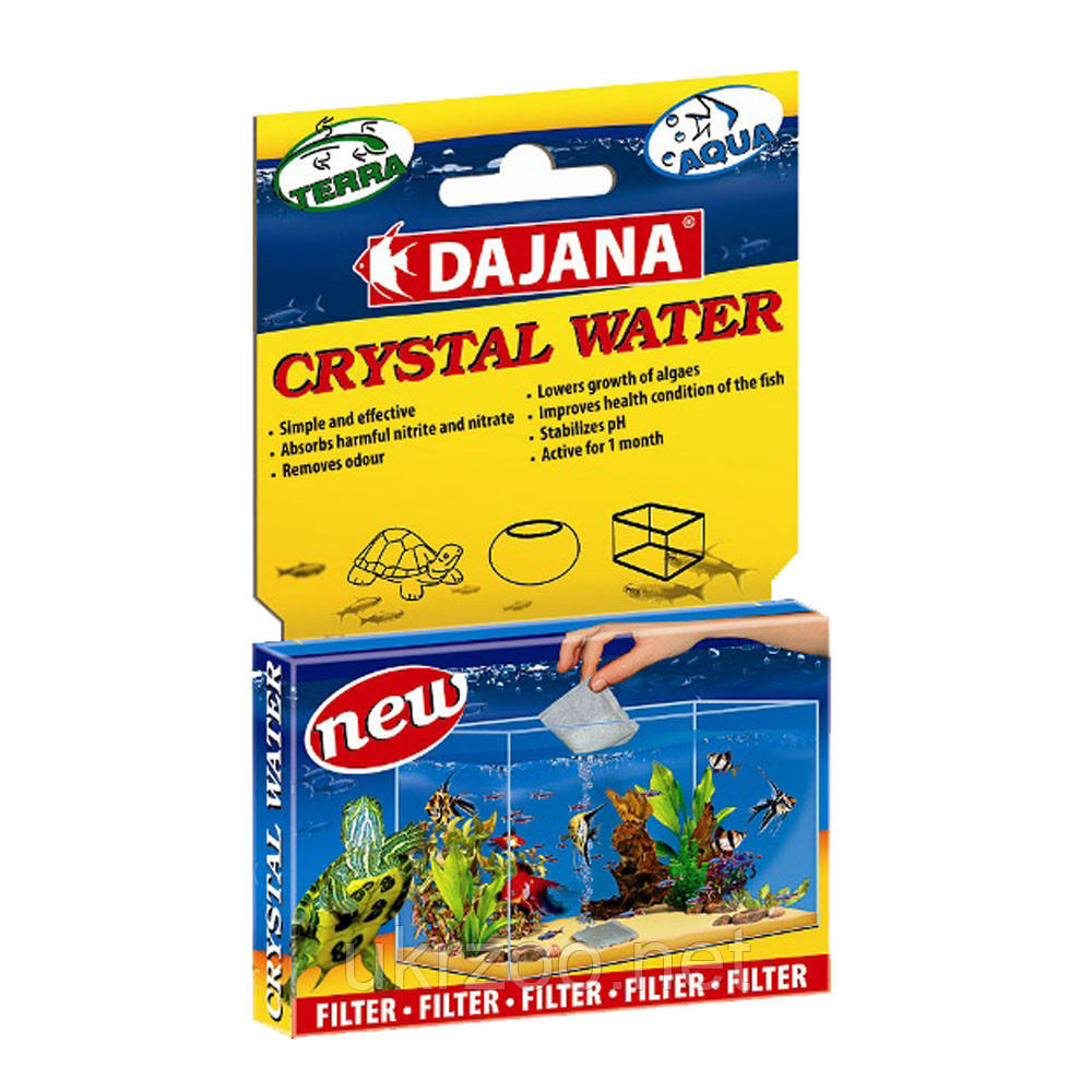 CRYSTAL WATER (2*20гр.) Екстра-пористий мінеральний фільтр (1пак./50л) (10шт/уп)