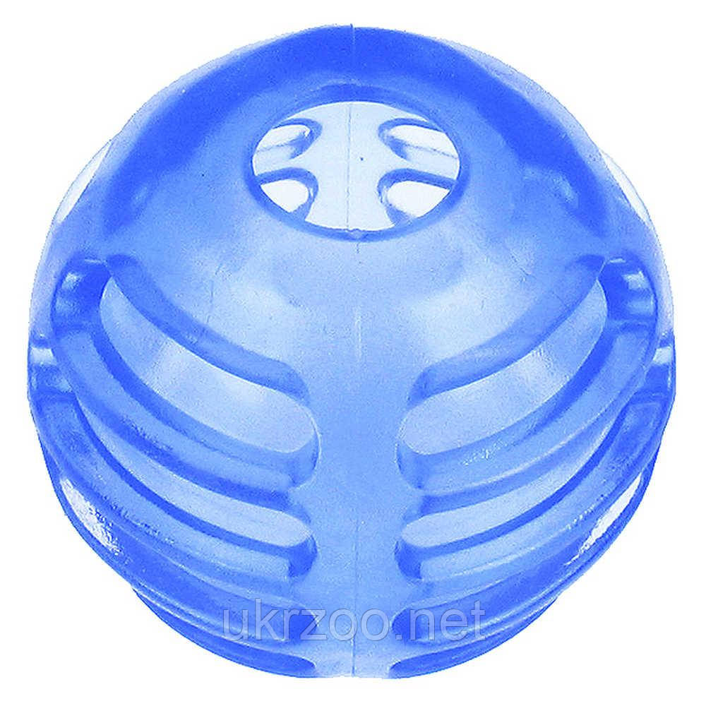 Іграшка для собак Dental Gum гумовий м'ячик з отвором ,5 см(12 шт/уп), фото 1