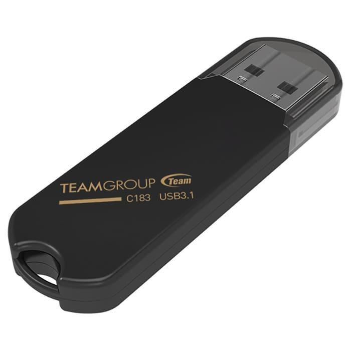 Флеш-накопичувач Team 64GB USB3.1 C183 Black (TC183364GB01) - фото 1 - id-p1949975132