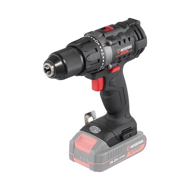 Дриль-шурупокрут акумуляторний 50 Нм INTERTOOL WT-9351, фото 1