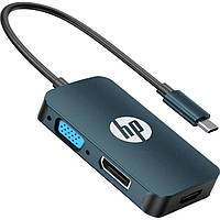 USB-Хаб USB3.1 Type-C --> HDMI/VGA/DP DHC-CT200 HP (DHC-CT200)