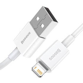 Кабель Baseus Superior Series Fast Charging Data (CALYS-A02), USB to Lightning, 2.4A, 1m, White