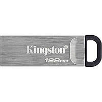 Флеш-накопичувач Kingston USB3.2 128GB DataTraveler Kyson Silver/Black (DTKN/128GB)