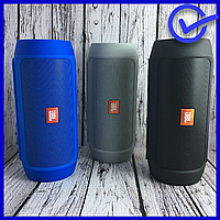 Хорошая портативная колонка JBL Charge 2+ с bluetooth, радио и микрофоном, недорогая колонка Power Bank