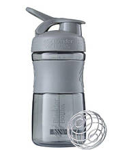Шейкер спортивний (пляшка) BlenderBottle SportMixer Flip 20oz/590ml Grey