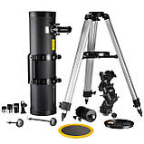 Телескоп Bresser Pollux 150/1400 EQ3 Carbon з сонячним фільтром і адаптером для смартфона (4690900), фото 8