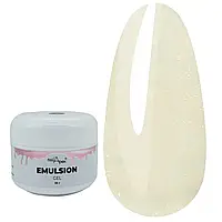 Жидкий моделирующий гель NailApex Emulsion, №2 молочный с розово-золотистым микроблеском 30 г
