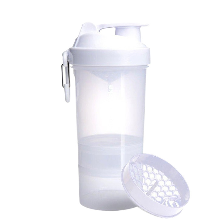 Шейкер спортивний SmartShake Original2GO 600ml Pure White