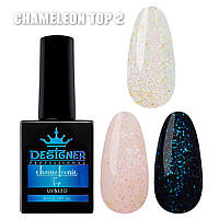 Топовое покрытие для ногтей (с поталью Хамелеон) Designer Top Chameleonic 9 мл. №2