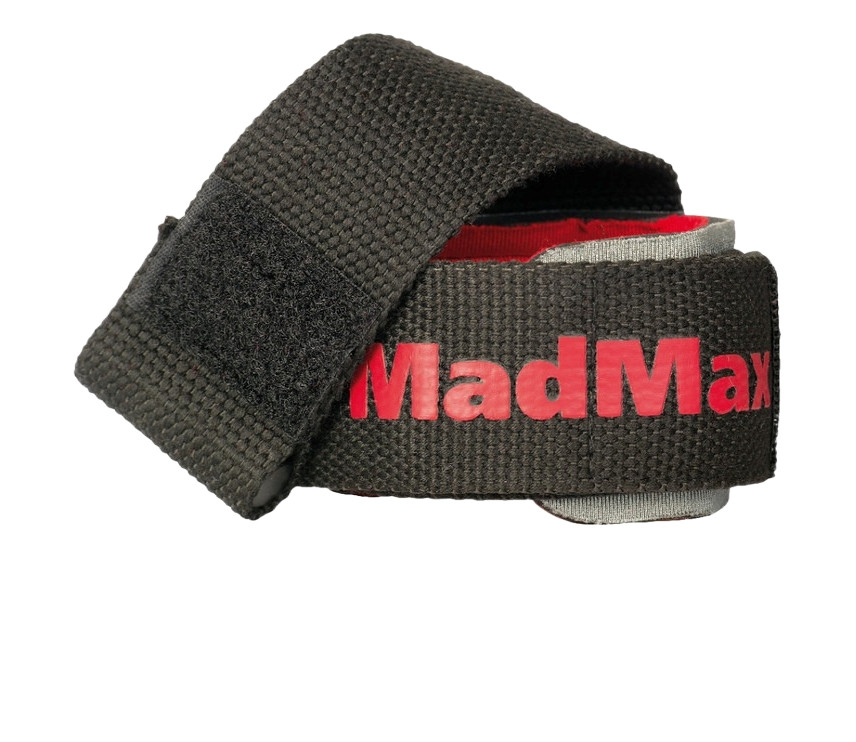 Лямки для тяги MadMax MFA-332 PWR Straps+ Black/Grey/Red