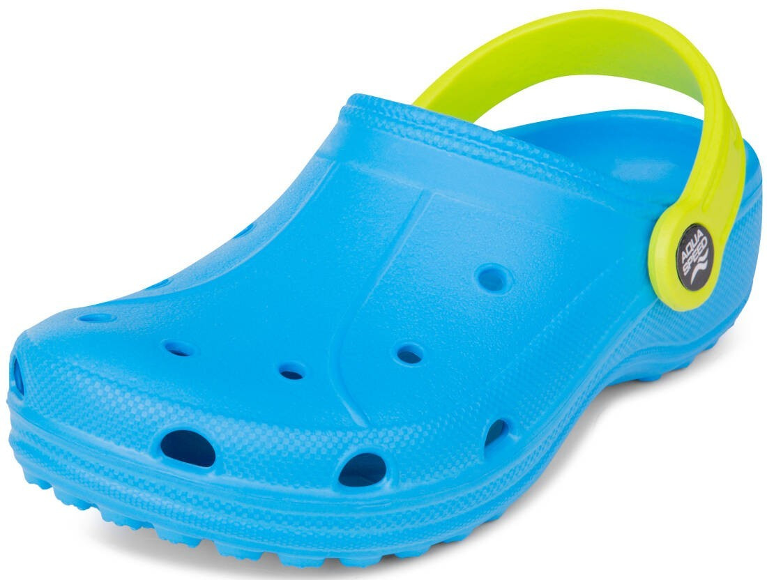 Крокси Aqua Speed LIMA 9956 блакитний, жовтий Діт 30 555-02 30
