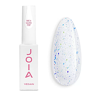 Топ для гель-лака Mica Gloss Top No Wipe, глянцевый, JOIA vegan, 8 мл Белый