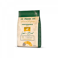 Fitmin dog MINI PERFORMANCE LAMB & BEEF 2,5кг / Полнорационный корм для взрослых собак мелких пород при