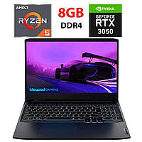 Игровой ноутбук Lenovo IdeaPad Gaming 3 / 15.6" (1920x1080) IPS / AMD Ryzen 5 5600H (6 (12) яд | всё для тебя