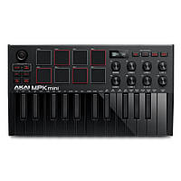 MIDI-клавіатура AKAI MPK MINI MK3 Black