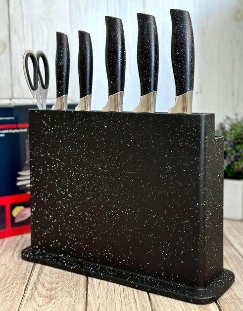 Набор кухонных ножей на подставке с разделочными досками Zepline ZP-043, Качественный кухонный набор для дома - фото 6 - id-p2008762880