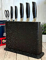 Набор кухонных ножей на подставке с различными досками Zepline ZP043, профессиональный кухонный набор для дома