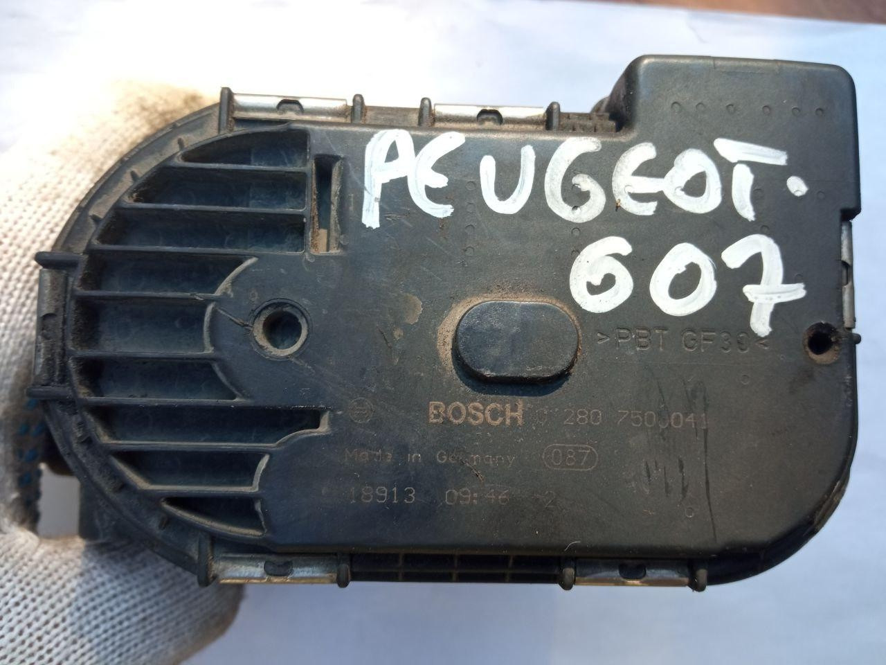 Дросельна заслінка Peugeot 607 Bosch 0 280 750 041 / 0280750041