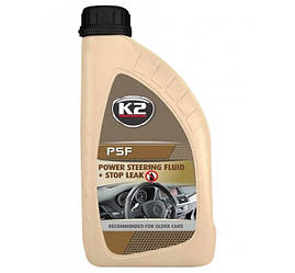 Герметик та рідина для гідропідсилювача керма POWER STEERING FLUID + STOP LEAK 1л O5821E K20400 K2