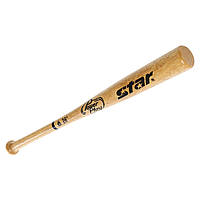 Бита бейсбольная деревянная профессиональная STAR WR300 71 см