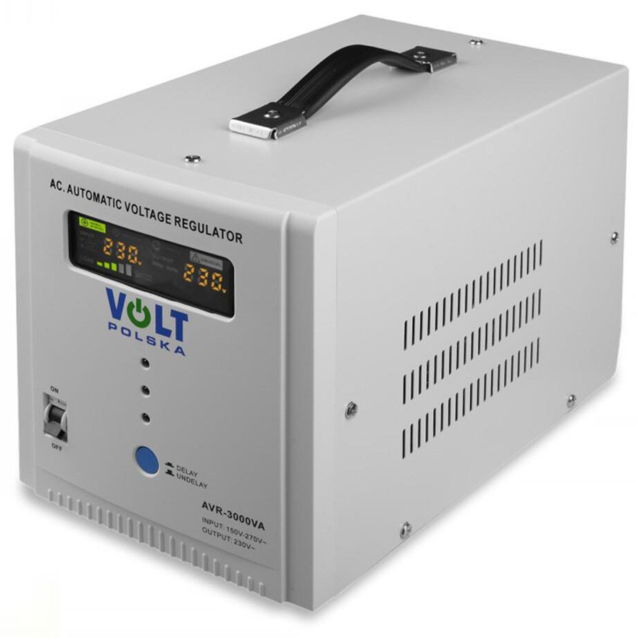 Стабілізатор напруги Volt Polska AVR-3000VA (5AVR3000SE) для дому, котла Б4381