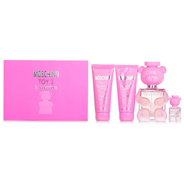 Подарунковий набір для жінок Moschino Toy 2 Bubble Gum Туалетна вода 100 мл і 5 мл і Гель для душу 100 мл і