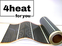 Инфракрасная пленка 4Heat Graphene 305-200 50 см ширина, 400 Вт/м2, рулон 100 метров -KTY24-