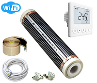 Комплект 4Heat FilmKit Sensor-8.0 інфрачервона плівка із сенсорним терморегулятором, 8 м2