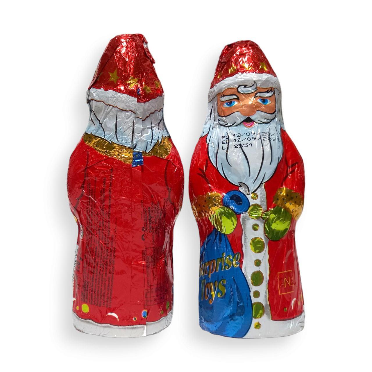 Шоколадный Дед Мороз с сюрпризом ЧОКО САНТА 1шт - фото 1 - id-p2008799822